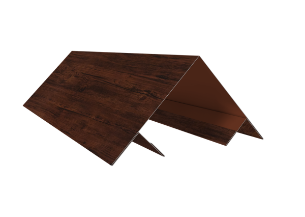 Планка угла внешнего составная верхняя 0,45 Print Elite Cherry Wood TwinColor (3м)