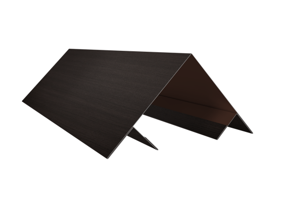 Планка угла внешнего составная верхняя 0,45 Print Elite Coffee Wood TwinColor (2м)
