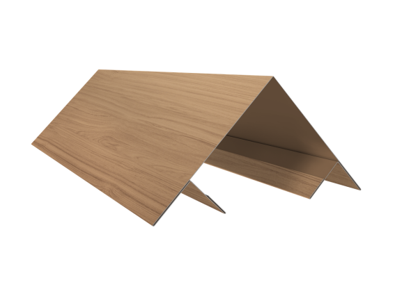 Планка угла внешнего составная верхняя 0,45 Print Elite Honey Wood TwinColor (3м)