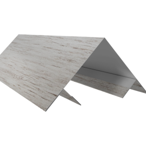Планка угла внешнего составная верхняя 0,45 Print Elite Snow Wood TwinColor (3м)
