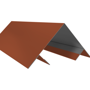 Планка угла внешнего составная верхняя 0,5 Satin Matt RAL 8004 терракота (3м)
