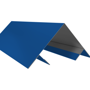 Планка угла внешнего составная верхняя 0,5 Satin с пленкой RAL 5005 сигнальный синий (2м)