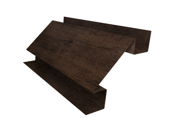 Планка угла внутреннего сложного Блок-Хаус new Grand Line 0,45 Print-Double Elite Antique Wood (2м)