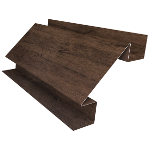 Планка угла внутреннего сложного Блок-Хаус new Grand Line 0,45 Print Elite Antique Wood TwinColor (2м)