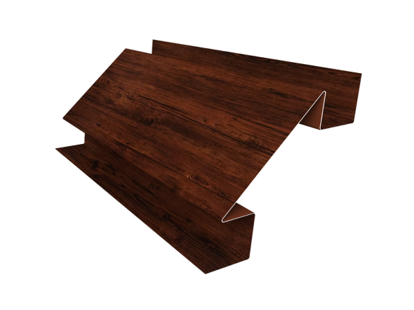 Планка угла внутреннего сложного Блок-Хаус new Grand Line 0,45 Print Elite Cherry Wood TwinColor (2м)