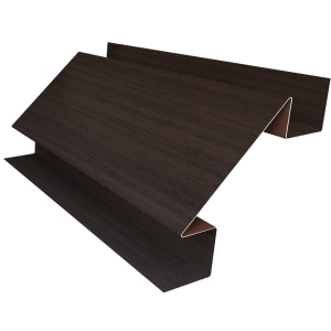 Планка угла внутреннего сложного Блок-Хаус new Grand Line 0,45 Print Elite Coffee Wood TwinColor (2м)