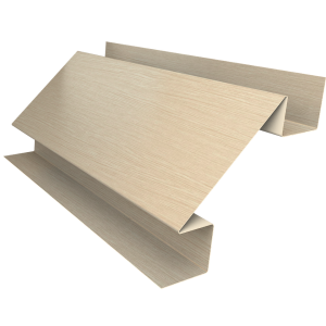 Планка угла внутреннего сложного Блок-Хаус new Grand Line 0,45 Print Elite Milky Wood TwinColor (2м)