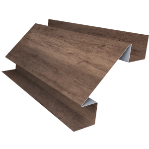 Планка угла внутреннего сложного Блок-Хаус new Grand Line 0,45 Print Premium Almond Wood Fresh (2м)