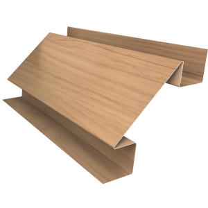 Планка угла внутреннего сложного Экобрус Grand Line 0,45 Print Elite Honey Wood TwinColor (3м)