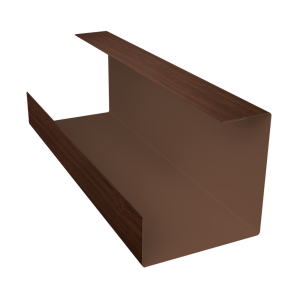 Планка угла внутреннего составная нижняя 0,45 Print Elite Choco Wood TwinColor (3м)