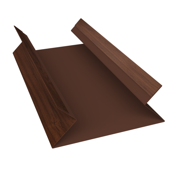 Планка угла внутреннего составная верхняя 0,45 Print Elite Choco Wood TwinColor (2м)
