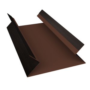 Планка угла внутреннего составная верхняя 0,45 Print Elite Coffee Wood TwinColor (2м)
