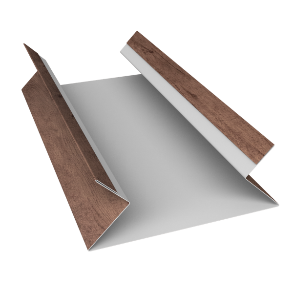 Планка угла внутреннего составная верхняя 0,45 Print Premium Almond Wood Fresh (2м)