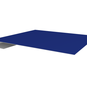 Планка завершающая 0,45 PE с пленкой RAL 5002 ультрамариново-синий (2м)