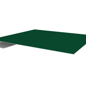 Планка завершающая 0,5 Satin с пленкой RAL 6005 зеленый мох (2м)
