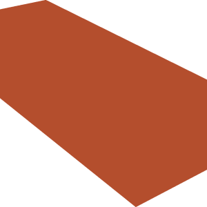 Плоский лист 0,5 Satin с пленкой RAL 8004 терракота