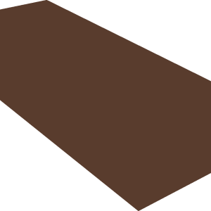 Плоский лист 0,5 Satin с пленкой RAL 8017 шоколад