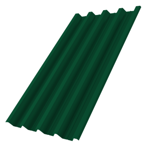 Профнастил Н60R v01 0,7 PE RAL 6005 зеленый мох