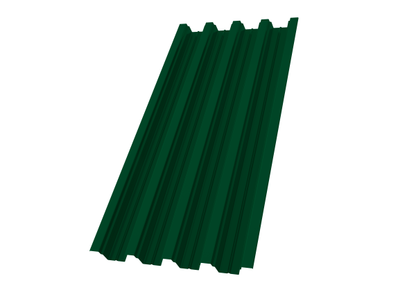 Профнастил Н75R 0,7 PE RAL 6005 зеленый мох