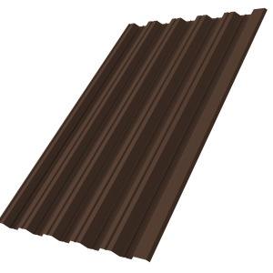 Профнастил НС35R 0,45 Drap TwinColor RAL 8017 шоколад
