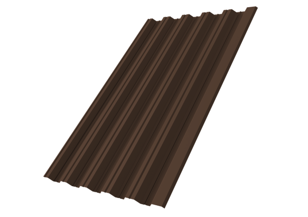 Профнастил НС35R 0,45 Drap TwinColor RAL 8017 шоколад