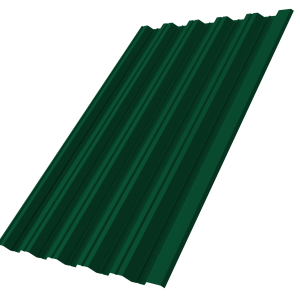 Профнастил НС35R 0,45 Drap TX RAL 6005 зеленый мох