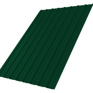 Профнастил С10A 0,45 Drap RAL 6005 зеленый мох