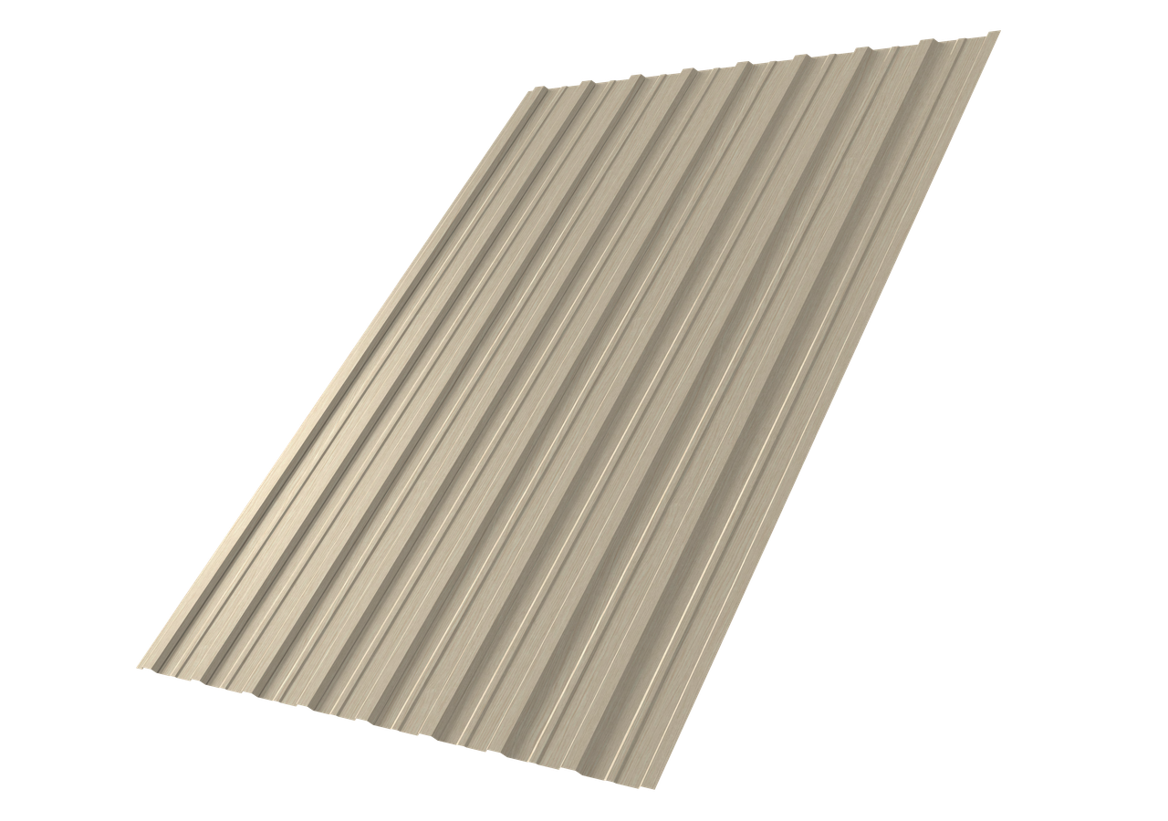 Профнастил С10A 0,45 Print Elite Milky Wood TwinColor