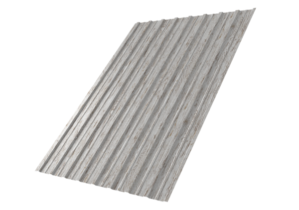 Профнастил С10A 0,45 Print Elite Snow Wood TwinColor