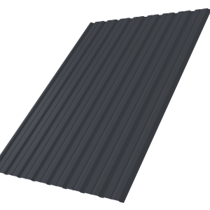 Профнастил С10B 0,4 PE-Double RAL 7024 мокрый асфальт