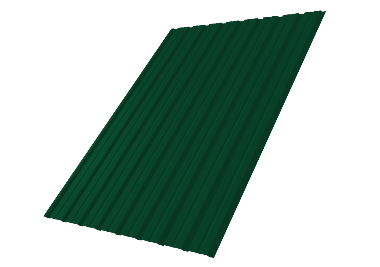 Профнастил С10B 0,45 Drap RAL 6005 зеленый мох