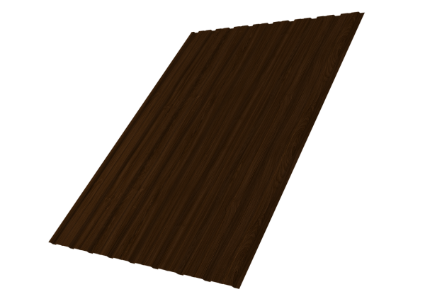 Профнастил С10B 0,45 Print Elite Choco Wood TwinColor