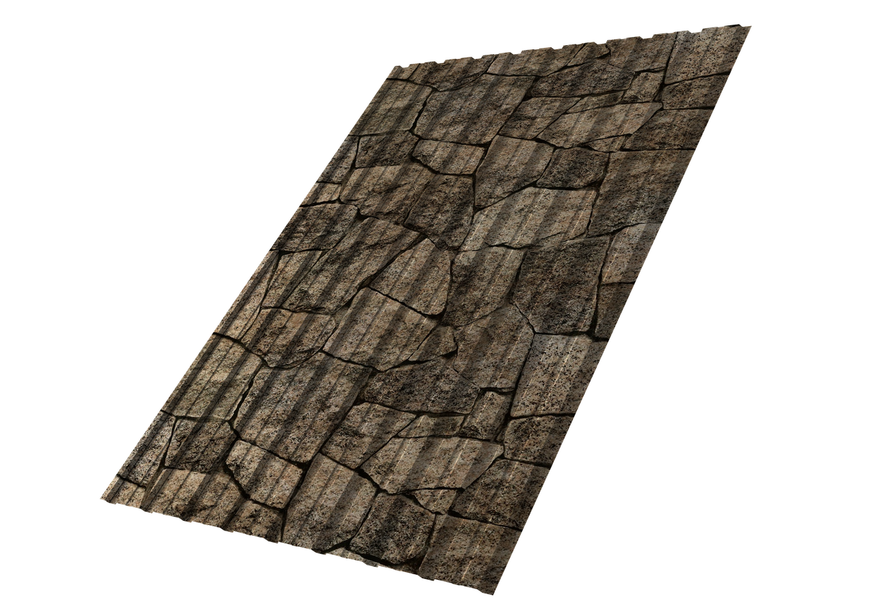 Профнастил С10B 0,45 Print Elite King Stone TwinColor