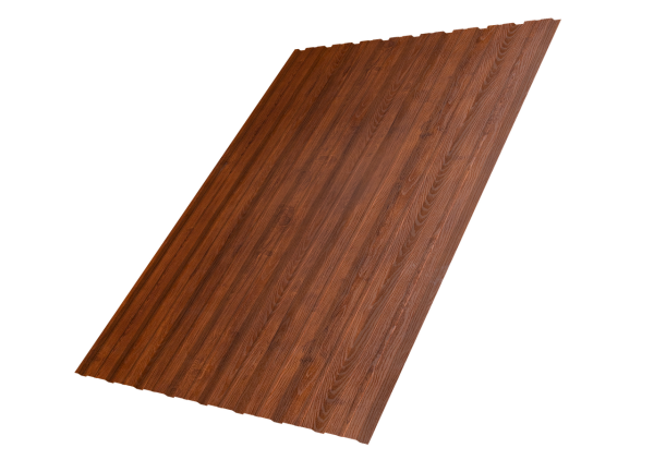 Профнастил С10B 0,45 Print Premium Golden Wood Fresh TwinColor