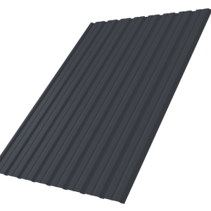 Профнастил С10B 0,5 Satin RAL 7024 мокрый асфальт