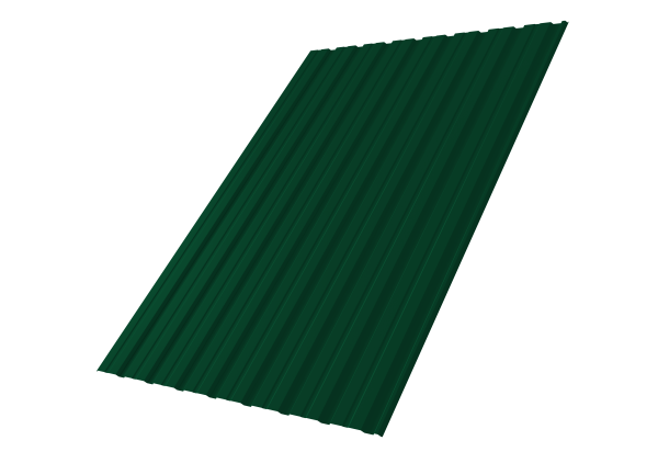 Профнастил С10R 0,5 Satin RAL 6005 зеленый мох