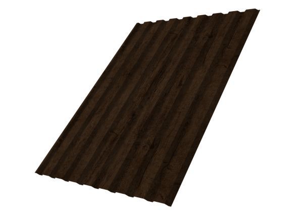 Профнастил С20A 0,45 Print Elite Antique Wood TwinColor
