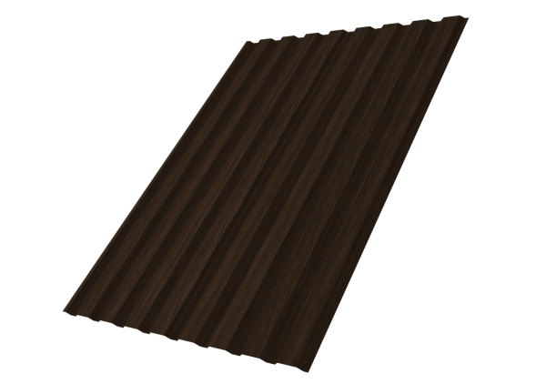 Профнастил С20A 0,45 Print Elite Coffee Wood TwinColor