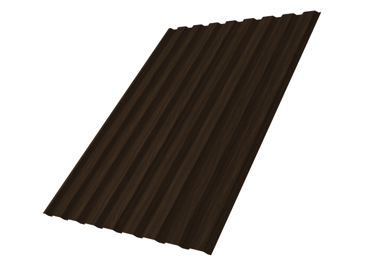 Профнастил С20A 0,45 Print Elite Coffee Wood TwinColor