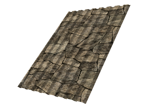 Профнастил С20A 0,45 Print Elite King Stone TwinColor