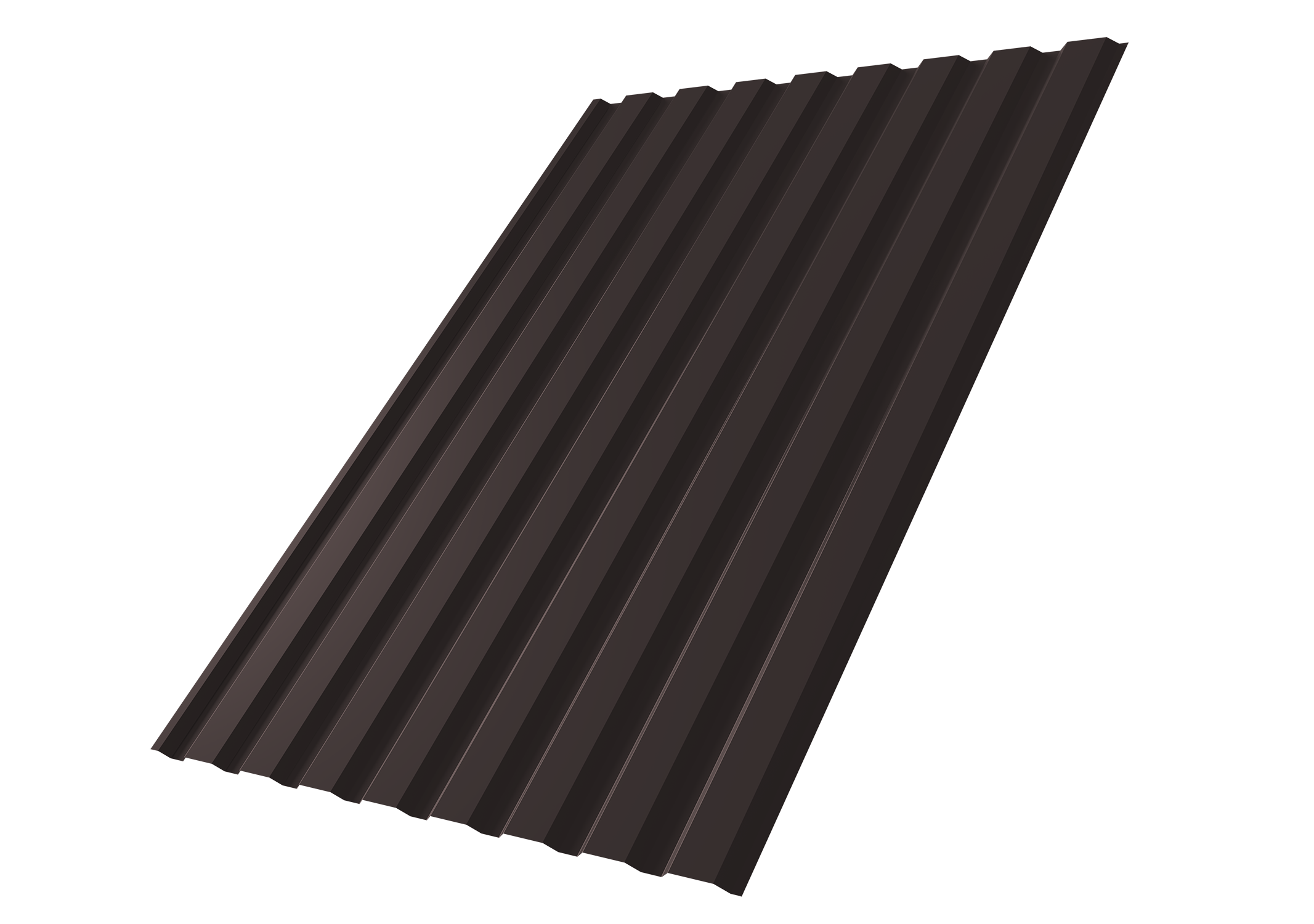 Профнастил С20A 0,5 Satin Matt RAL 9005 черный