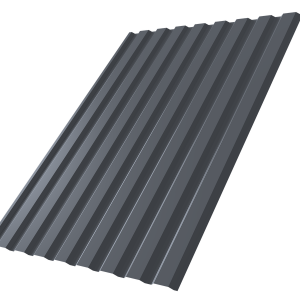Профнастил С20A 0,5 Satin Matt TX RAL 7024 мокрый асфальт