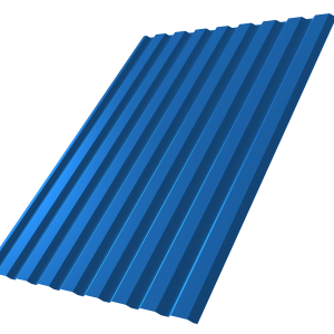 Профнастил С20A 0,7 PE RAL 5005 сигнальный синий