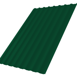 Профнастил С20B 0,4 PE RAL 6005 зеленый мох