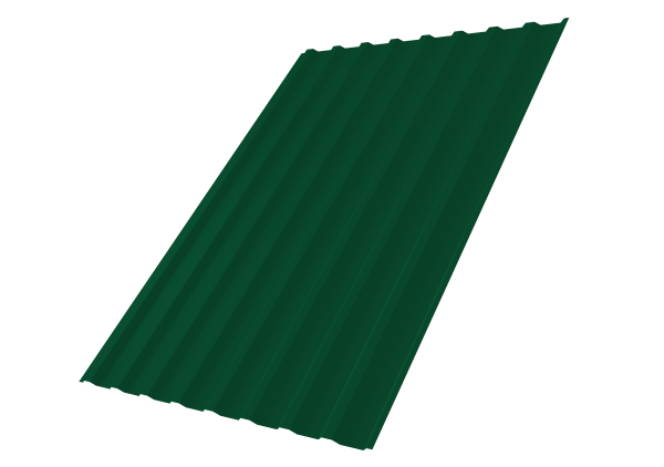 Профнастил С20B 0,4 PE RAL 6005 зеленый мох