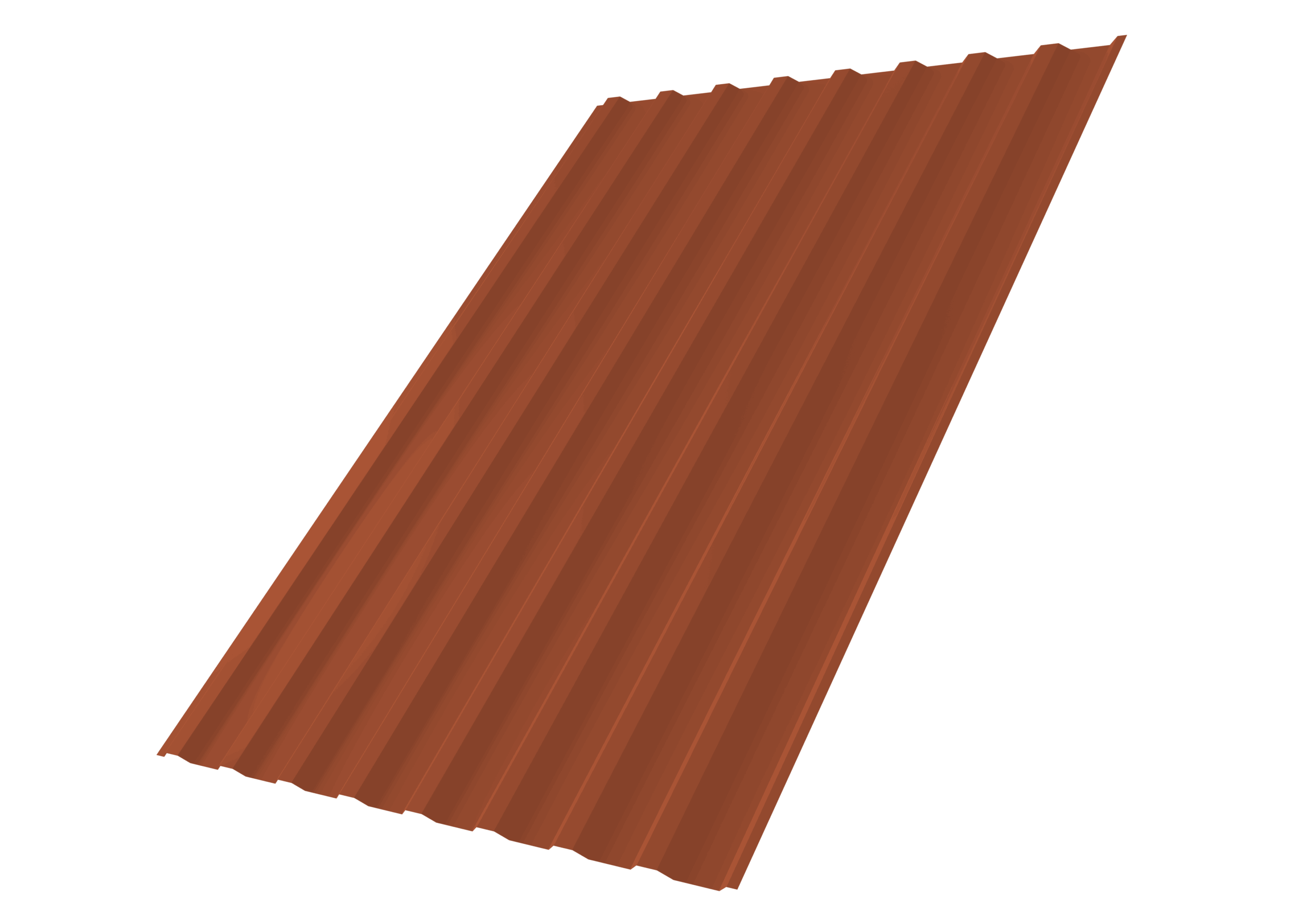 Профнастил С20B 0,45 Drap RAL 8004 терракота