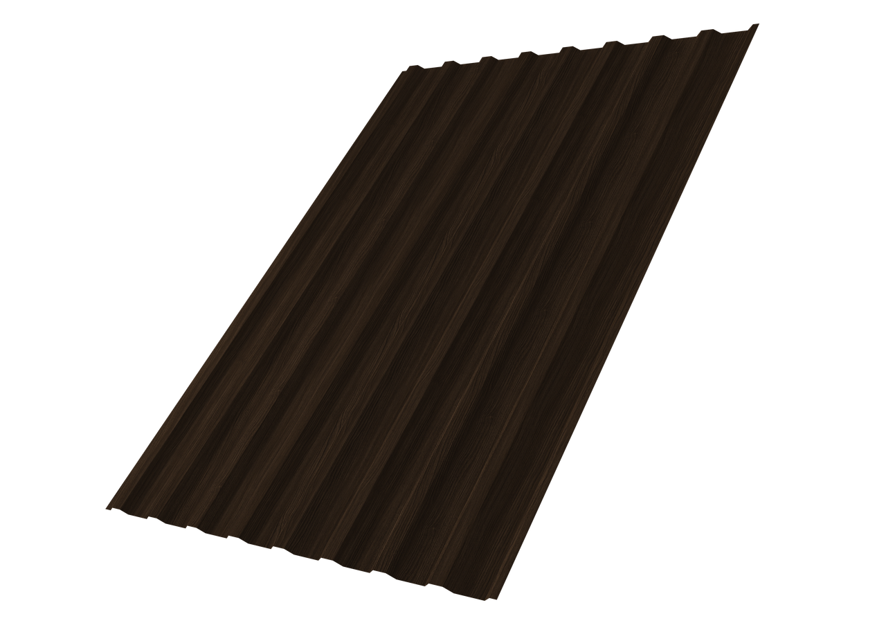 Профнастил С20B 0,45 Print Elite Coffee Wood TwinColor