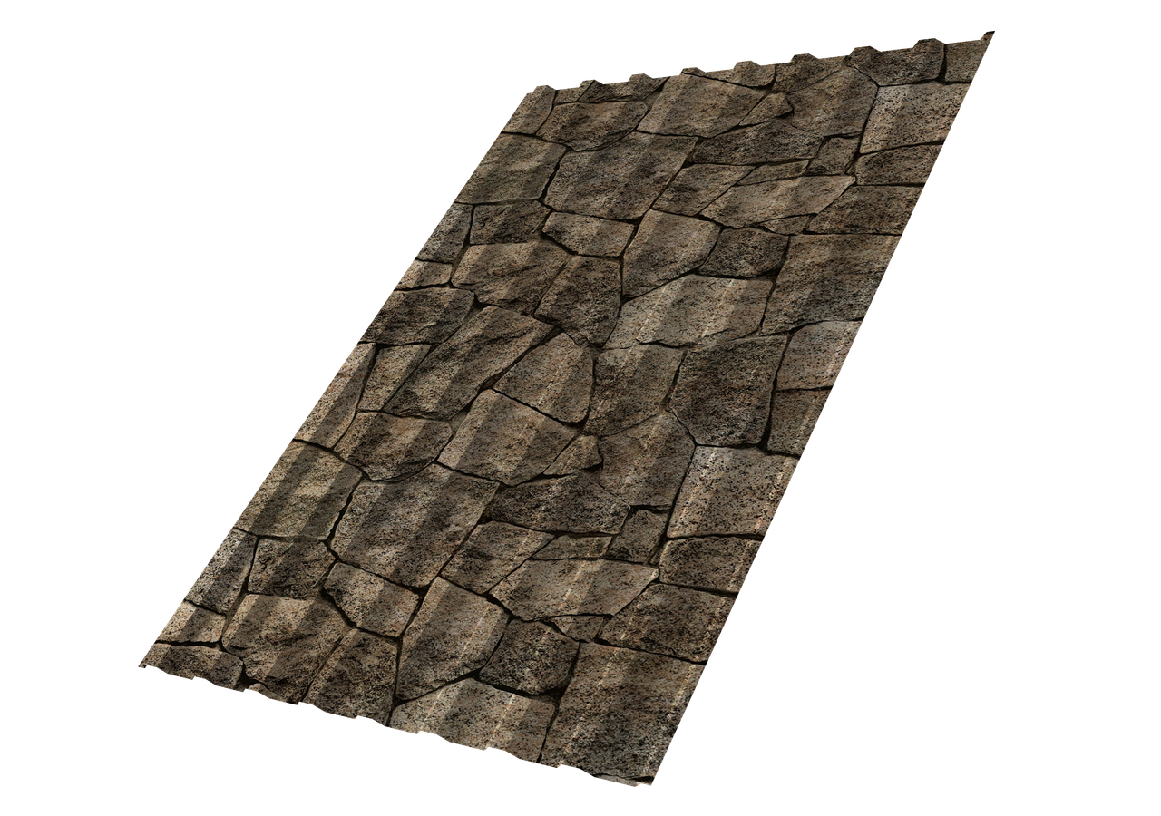 Профнастил С20B 0,45 Print Elite King Stone TwinColor