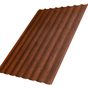 Профнастил С20B 0,45 Print Premium Golden Wood Fresh TwinColor