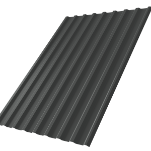 Профнастил С20R 0,45 PE-Double RAL 7016 антрацитово-серый